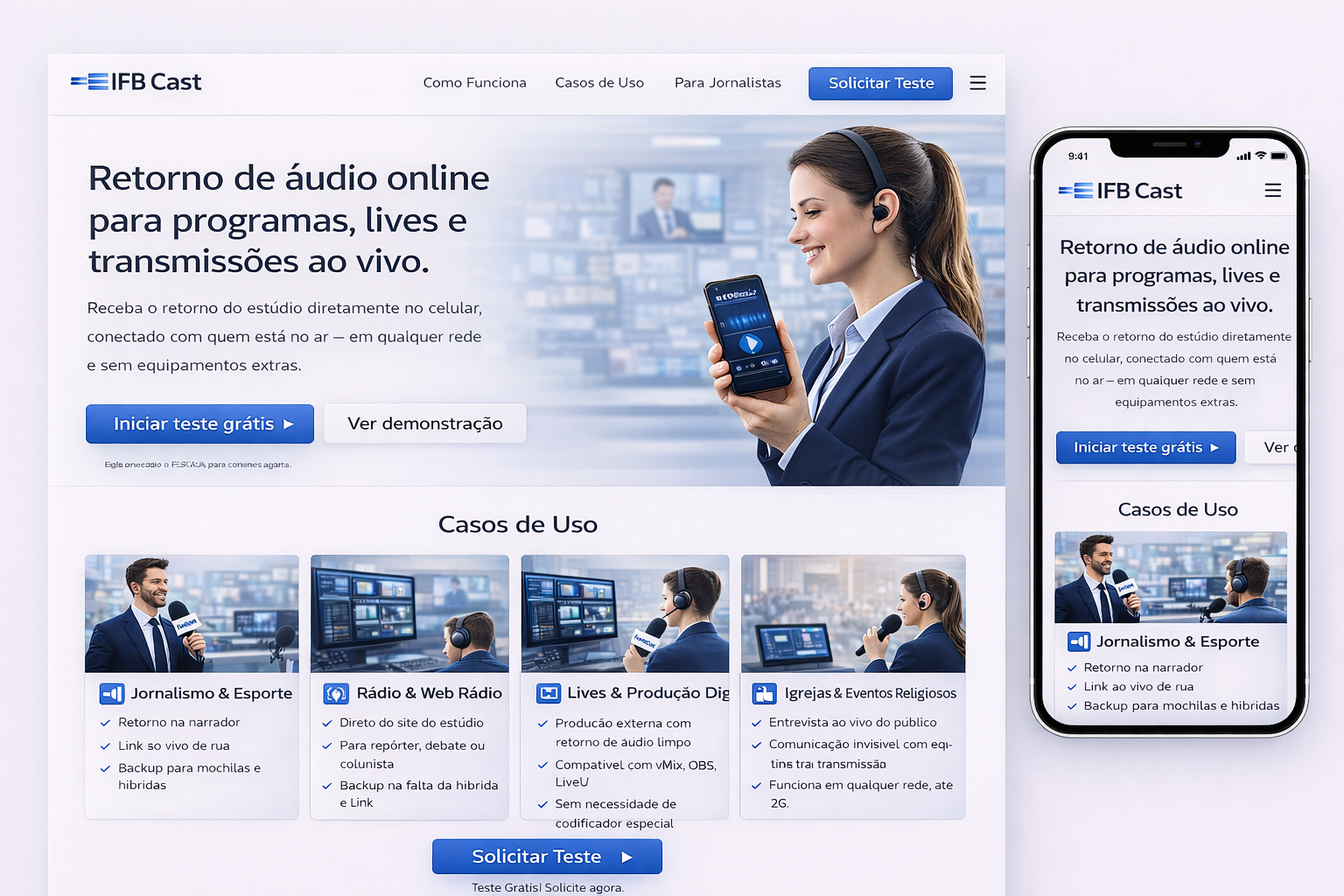 IFB Cast em operação